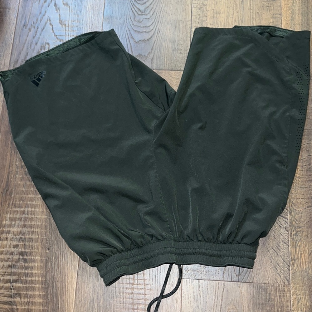 Green Adidas Medium Workout Shorts